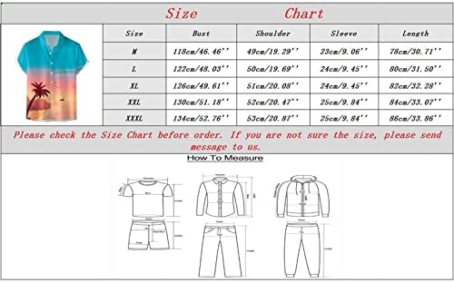 Apfopard Mens Summer חולצות מזדמן 2023 כפתור שרוול קצר דופק מודפס רופף מתאים צווארון טוניקה חולצות טוניקה חופשה פורמלית