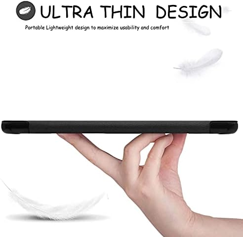Usty Samsung Galaxy Tab A7 Lite Case - Slim קל משקל Folio Stand Premium עור מגן מלא כיסוי אחורי רך לגלקסי Tab A7 Lite