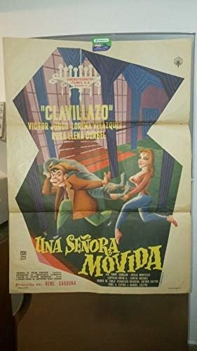 פוסטר מקסיקני מקורי una señora movida clavillazo lorena velazquez Junco 1959