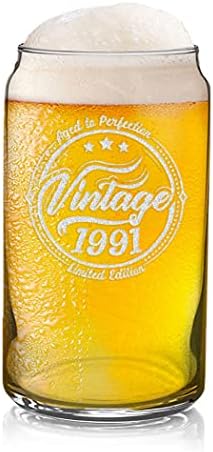וראקו 1991 מהדורה מוגבלת בני לשלמות בירה יכול זכוכית ליטר יום הולדת מתנה בשבילו שלה שלושים ונהדר